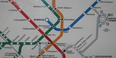南波士顿站地图