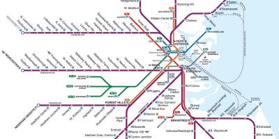 波士顿火车站地图
