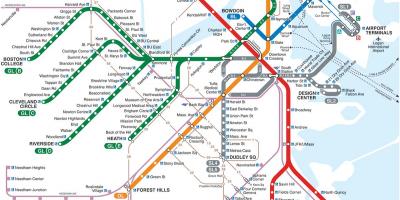 波士顿红线地图