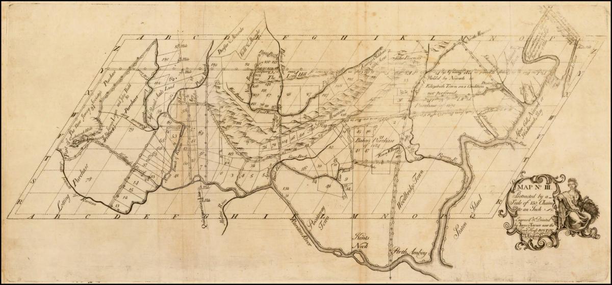 地图上的殖民地波士顿