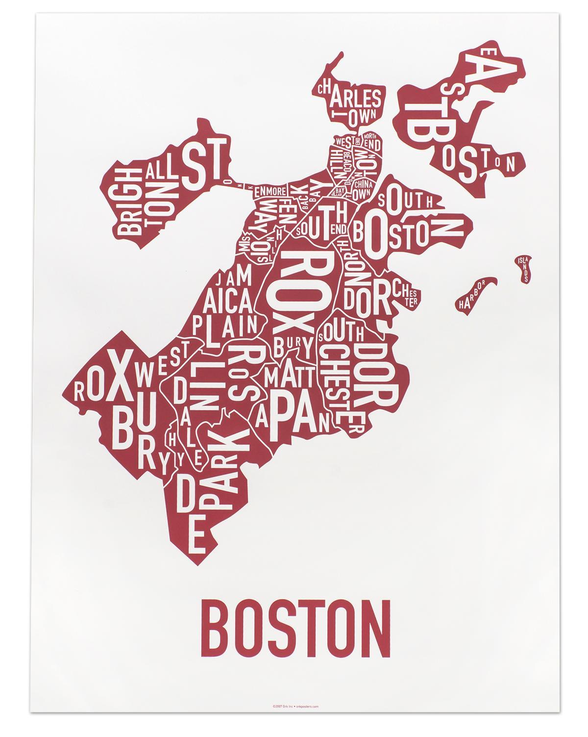 波士顿市地图